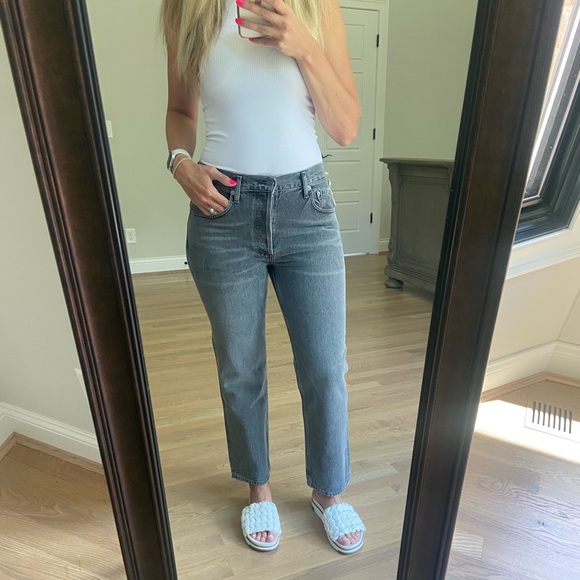 Agolde Ripley Gray Jeans - Picture 4 of 9